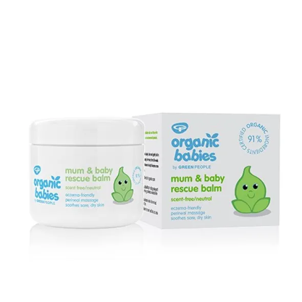 Green People organic babies mum & baby rescue balm