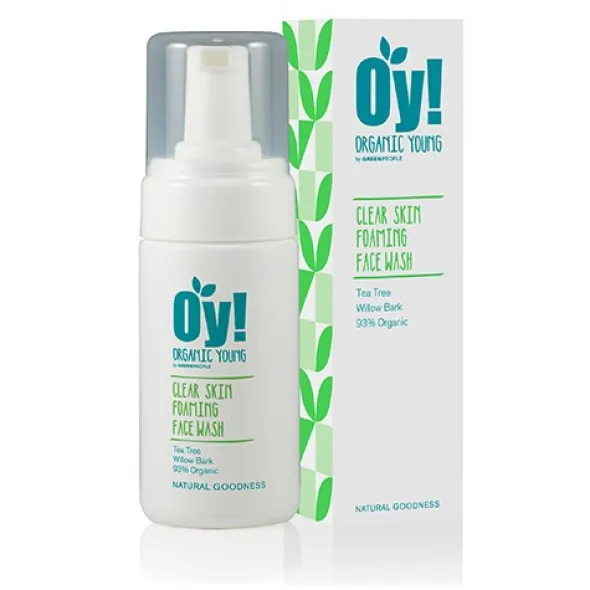 Green People oy! clear skin foaming face wash