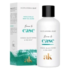 Green People time to ease muscle relax body oil