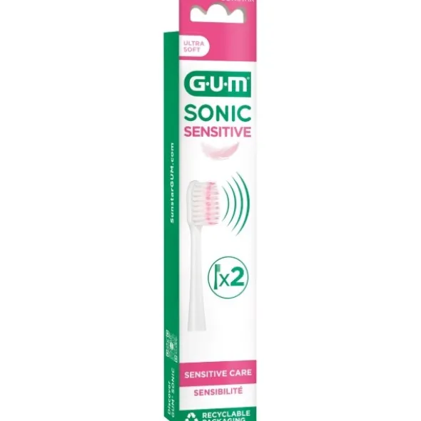 GUM Sonic sensitive børstehoveder