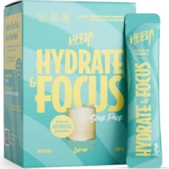 Heey! hydrate & focus electrolytes lemon sticks