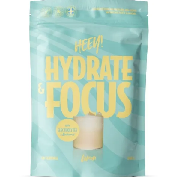 Heey! hydrate & focus electrolytes lemon
