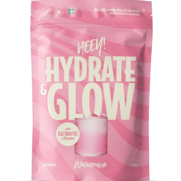 Heey! hydrate & glow electrolytes watermelon