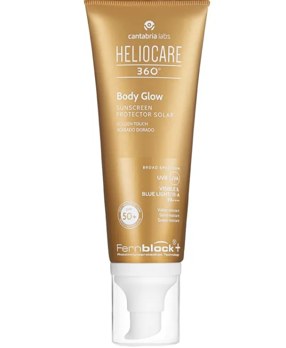 Heliocare body glow sunscreen SPF50+