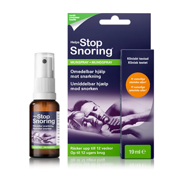 Helps Stop Snoring spray