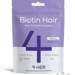 4 HER biotin hair