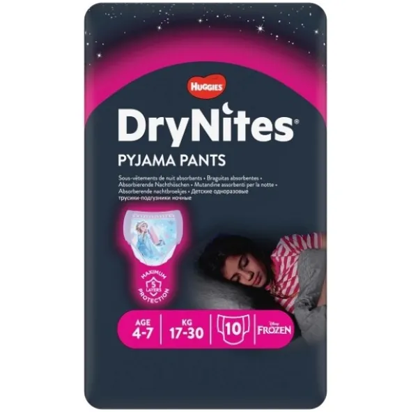 Huggies DryNites pige 4-7 år