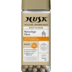 HUSK psyllium mavebalance kapsler