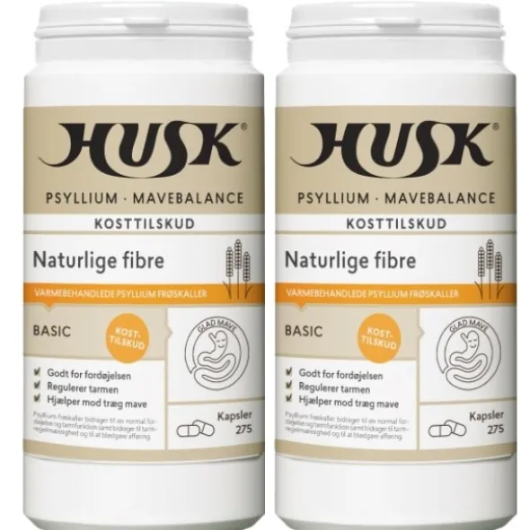 HUSK psyllium mavebalance kapsler sampak