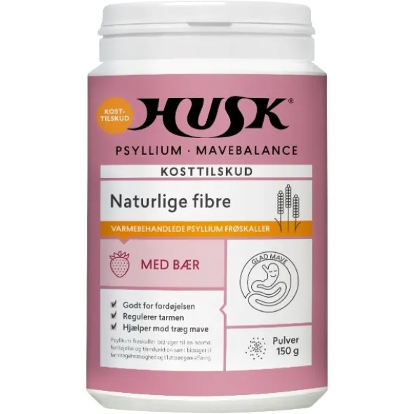 HUSK psyllium mavebalance pulver bær