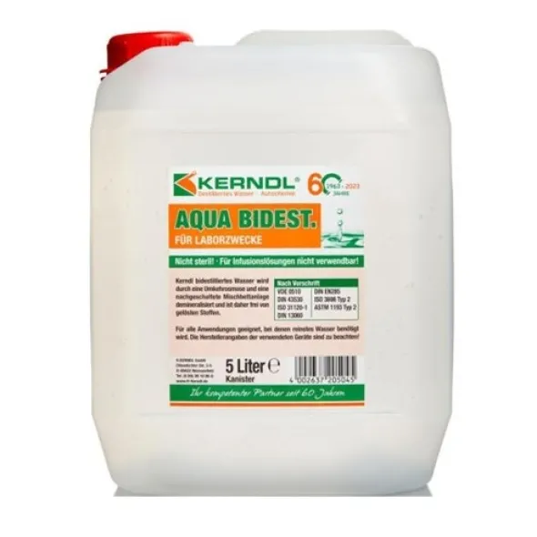 Kerndl destilleret vand