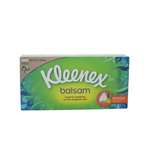 Kleenex balsam box