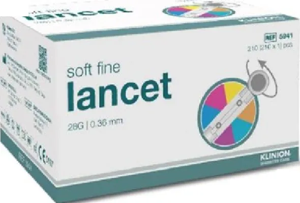 Klinion soft line lancetter