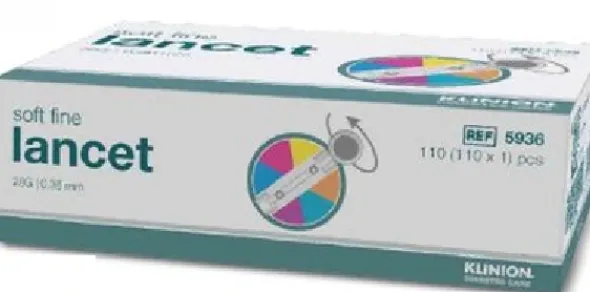 Klinion soft line lancetter