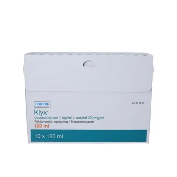 Klyx 1+250 mg/ml - 10 x 120 ml Ferring