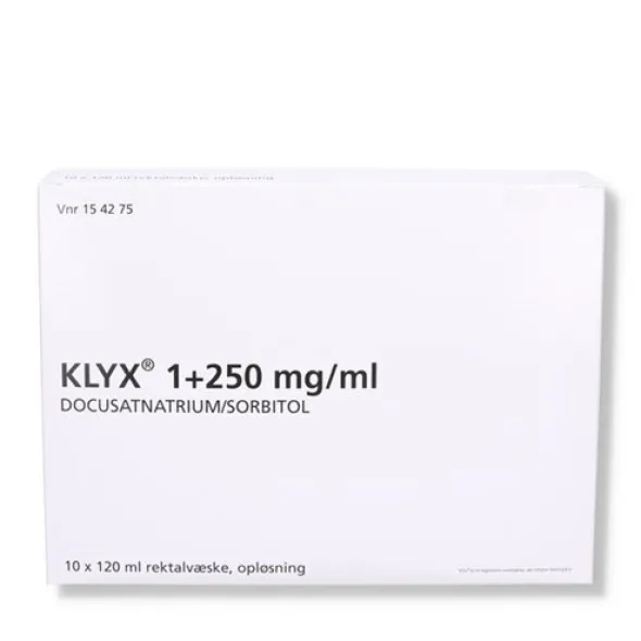 Klyx 1+250 mg/ml - 10 x 120 ml Orifarm