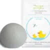 Konjac Sponge baby body hvid rund