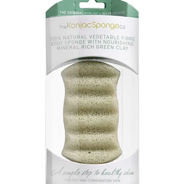 Konjac Sponge body grøn premium