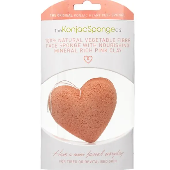 Konjac Sponge face heart