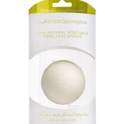 Konjac Sponge face hvid