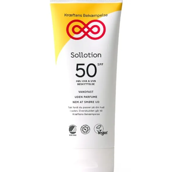 Kræftens Bekæmpelse sollotion SPF50
