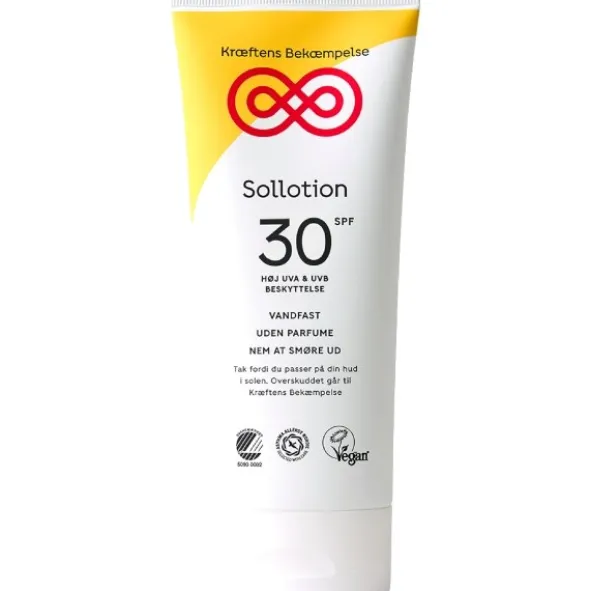 Kræftens Bekæmpelse sollotion SPF30