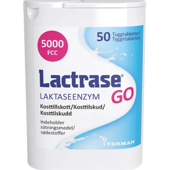 Lactrase go tyggetabletter