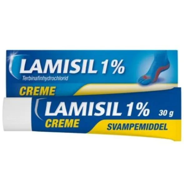 Lamisil creme mod fodsvamp 1%