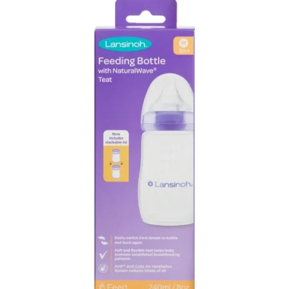 Lansinoh naturalwave sutteflaske