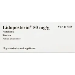 Lidoposterin rektalsalve
