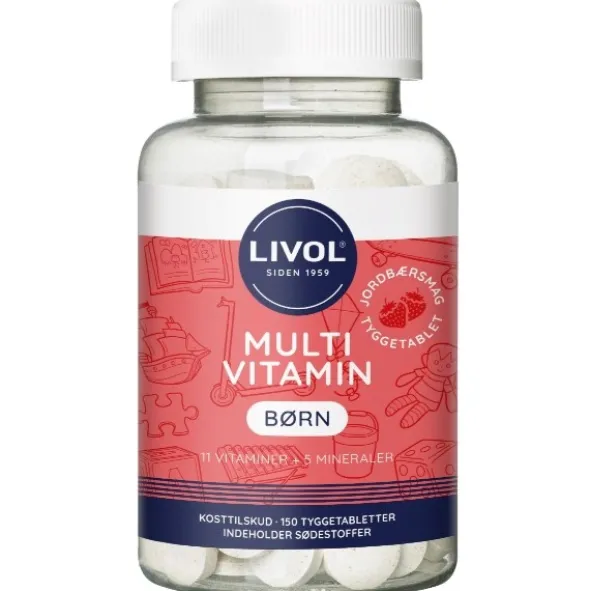 Livol multivitamin børn jordbær