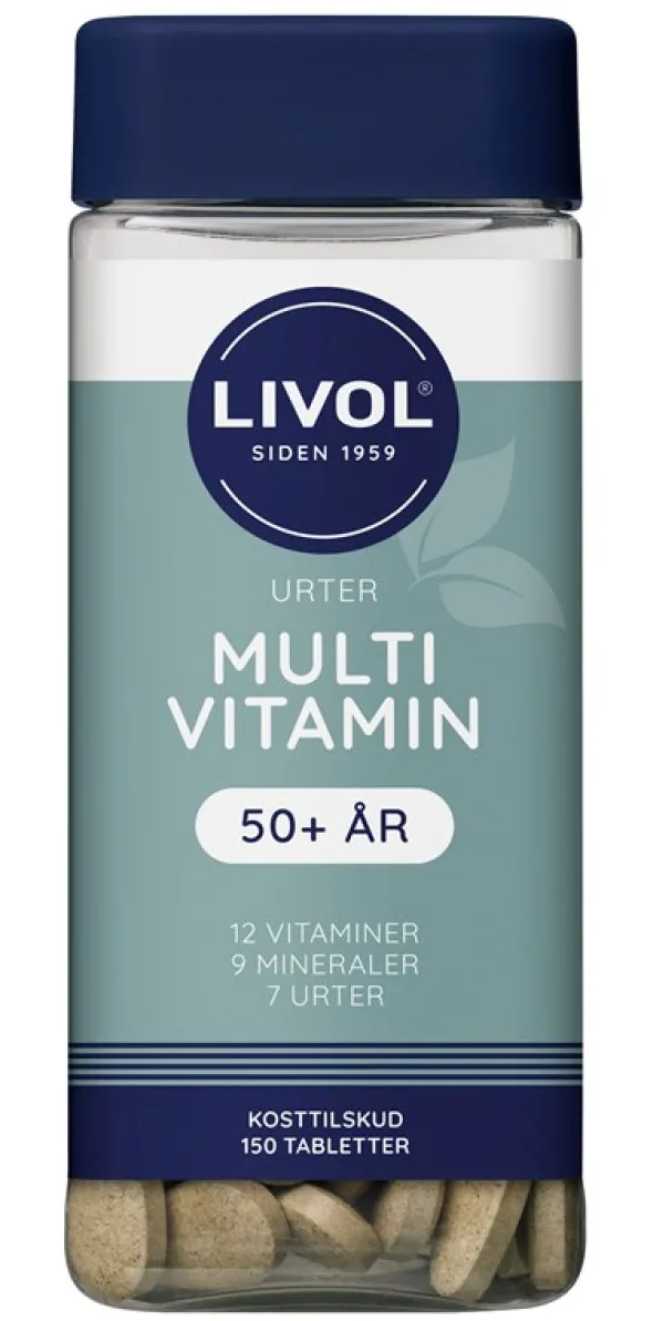 Livol multivitamin 50+ med urter