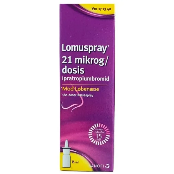 Lomuspray næsespray