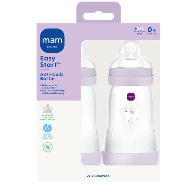 MAM Easy Start anti-colic bottle iris