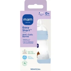 MAM Easy Start anti-colic bottle blue