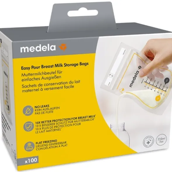 Medela easy-pour brystmælk-opbevaringsposer
