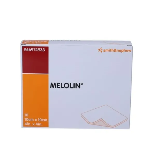 Melolin kompresser 10 x 10