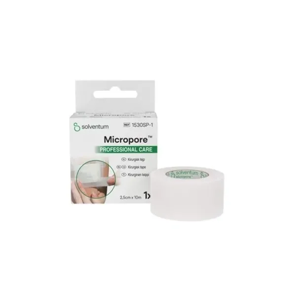 Micropore kirurgisk tape hvid