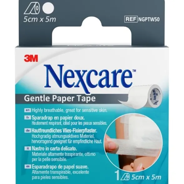 3M Nexcare gentle paper tape hvid