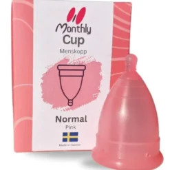 MonthlyCup normal pink menstruationskop