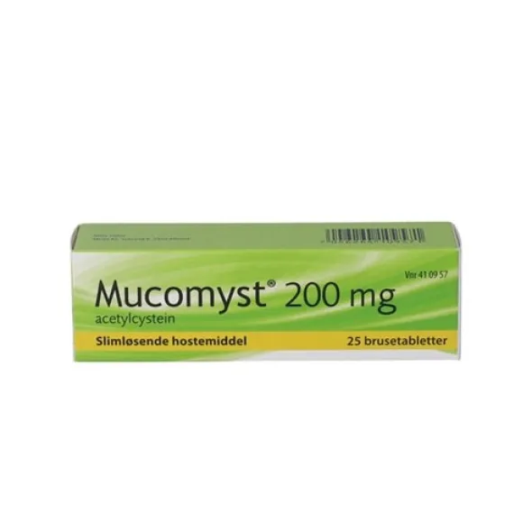 Mucomyst brusetabletter