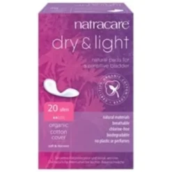 Natracare dry and light til inkontinens