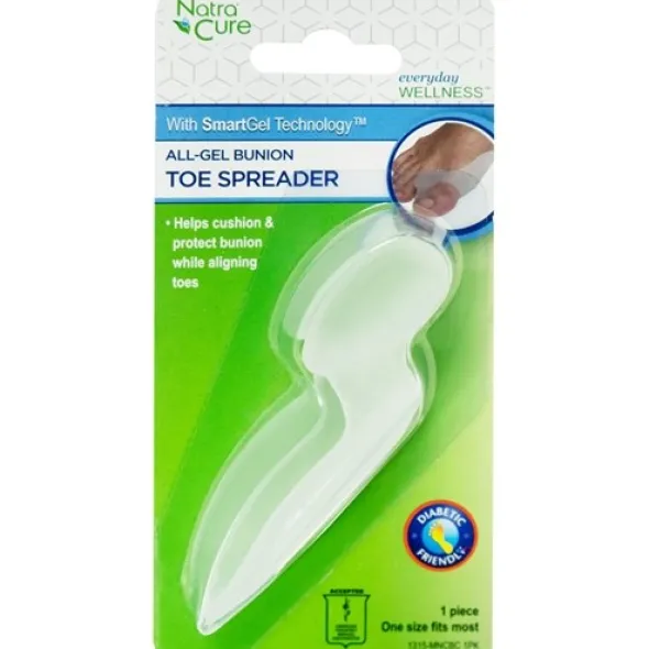 NatraCure all-gel bunion toe spreader