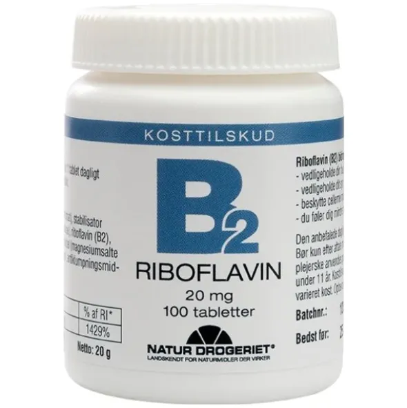 Natur Drogeriet b2 riboflavin