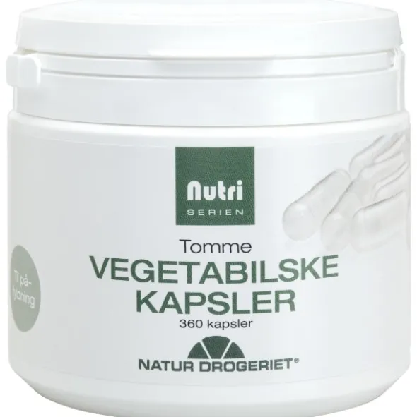 Natur Drogeriet tomme vegetabilske kapsler
