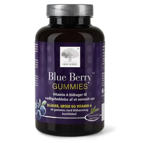 New Nordic blue berry gummies