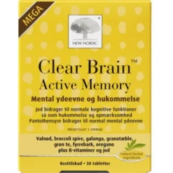 New Nordic clear brain active memory