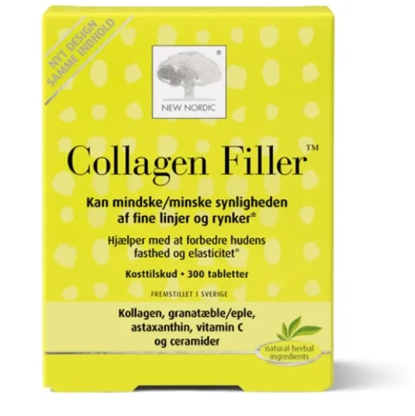 New Nordic skin care collagen filler