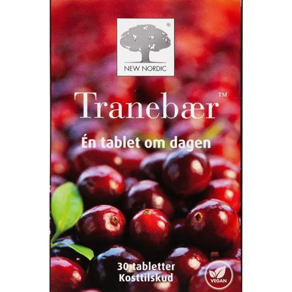 New Nordic tranebær tabletter