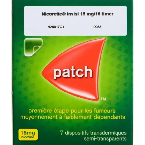 Nicorette invisi nikotinplastre 2care4